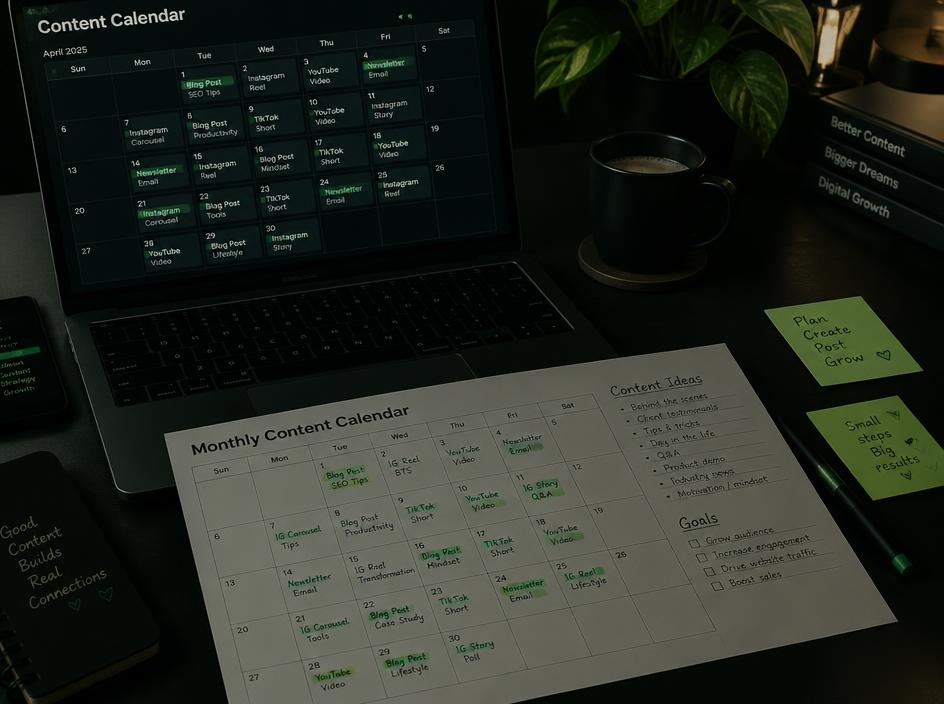 30-Day Content Calendar (Custom)