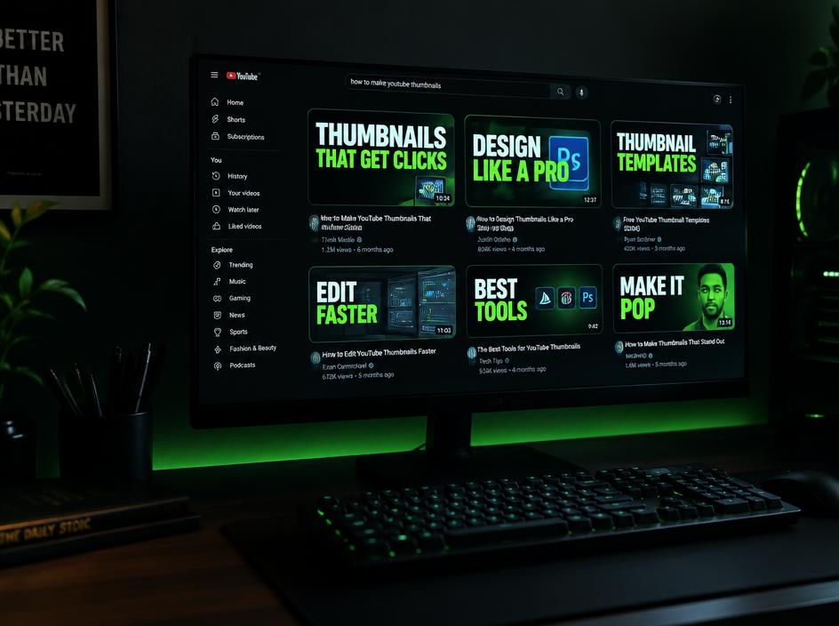 YouTube Thumbnail Design — 5-Pack
